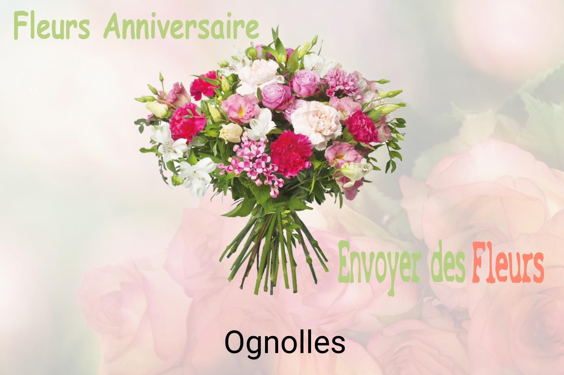 Bouquet de fleurs d’anniversaire livré à Ognolles