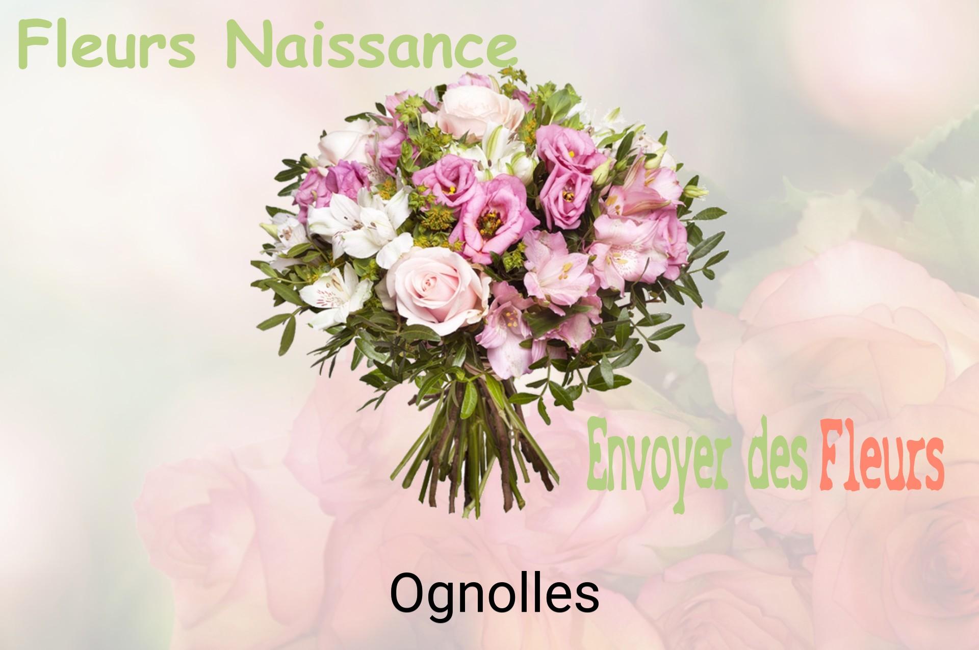Bouquet de fleurs de naissance livré à Ognolles